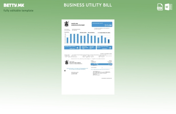 Сметка за комунални услуги за водоснабдување во САД Охајо Сити Детроит